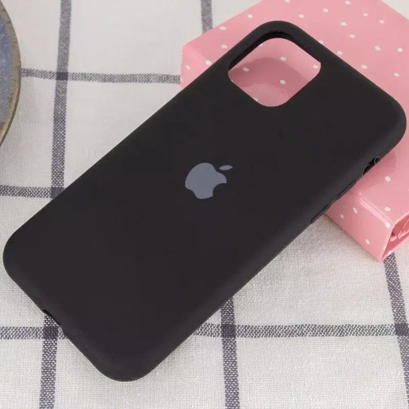 Чехол Silicone Case Full для Apple iPhone 11 Pro Max Black - фото 2