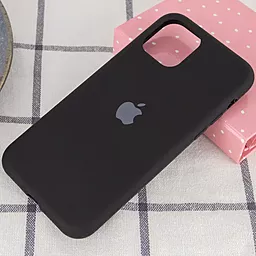 Чехол Silicone Case Full для Apple iPhone 11 Pro Max Black - миниатюра 2 Чехол Silicone Case Full для Apple iPhone 11 Pro Max Black - миниатюра 2