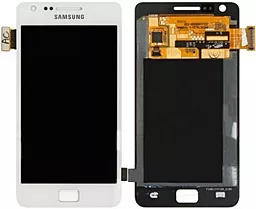 Дисплей Samsung Galaxy S2 I9100 з тачскріном, (TFT), White