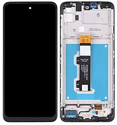 Дисплей Motorola Moto E40 (XT2159) з тачскріном і рамкою, Black