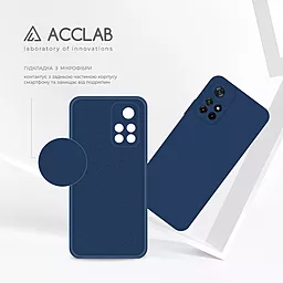 Чехол ACCLAB SoftShell для Xiaomi Poco M4 Pro 5G Blue - миниатюра 5