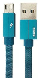 Кабель Remax Kerolla USB-A - micro USB 10.5w 1м cable Blue (RC-094m) - фото Кабель Remax Kerolla USB-A - micro USB 10.5w 1м cable Blue (RC-094m)