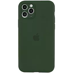 Чехол Silicone Case Full Camera для Apple iPhone 11 Pro Max Forest Green