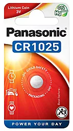 Батарейки Panasonic CR1025 1шт 3 V