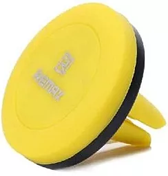 Тримач магнітний Remax RM-C10 Magnetic Yellow / Black - фото Тримач магнітний Remax RM-C10 Magnetic Yellow / Black