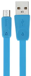 Кабель USB Hoco x9 High Speed micro USB Cable Blue