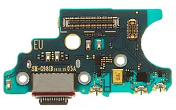 Нижняя плата Samsung Galaxy S20 G980 / Galaxy S20 5G G981 с разъемом зарядки, микрофоном - фото Нижняя плата Samsung Galaxy S20 G980 / Galaxy S20 5G G981 с разъемом зарядки, микрофоном
