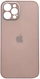 Чехол Glass Matte Designo для Apple iPhone XS Pink Sand