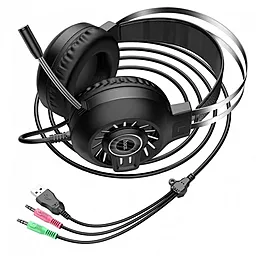 Навушники Hoco ESD04 Black - мініатюра 4 Навушники Hoco ESD04 Black - мініатюра 4