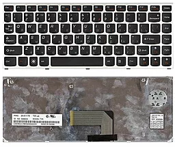 Клавиатура для ноутбука Lenovo IdeaPad U460 с рамкой Black