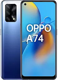 Смартфон Oppo A74 4/128GB Midnight Blue - фото Смартфон Oppo A74 4/128GB Midnight Blue