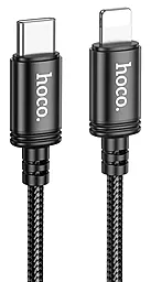 Кабель Hoco X89 Wind USB Type-C - Lightning 20w 3a 2м PD сable black - фото Кабель Hoco X89 Wind USB Type-C - Lightning 20w 3a 2м PD сable black