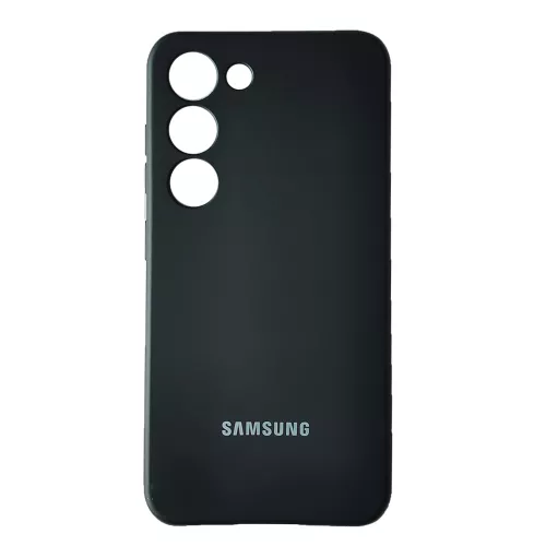 Чохол Silicone Case Full для Samsung Galaxy S23 Plus  Black - фото 1