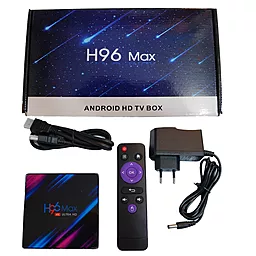 Smart приставка Android TV Box H96 Max 4/32 GB - мініатюра 5 Smart приставка Android TV Box H96 Max 4/32 GB - мініатюра 5