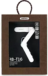 Блютуз гарнитура Remax RB-T16 Black - миниатюра 4