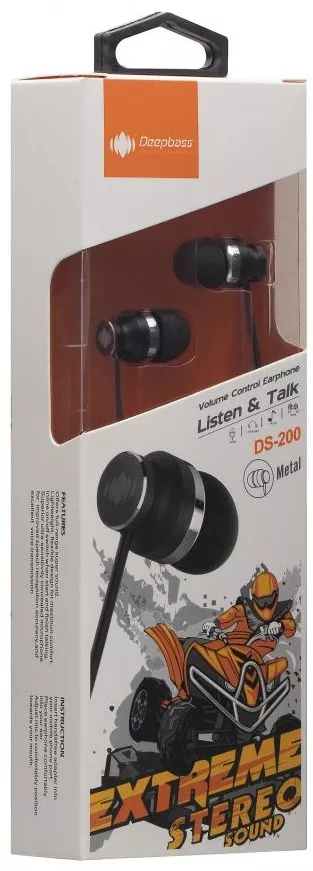 Наушники DeepBass DS-200 Black - фото 2