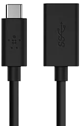 OTG-перехідник Belkin USB-C to USB-A Adapter 0.14m Black (F2CU036bt) - мініатюра 3