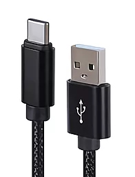 USB Кабель Cablexpert 10.5w 2.1a 1.8m USB Type-C cable black (CCDB-mUSB2B-AMCM-6)