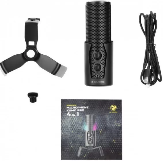Микрофон 2E Kumo Pro Black (2E-MG-STR-4IN1MIC) - фото 4