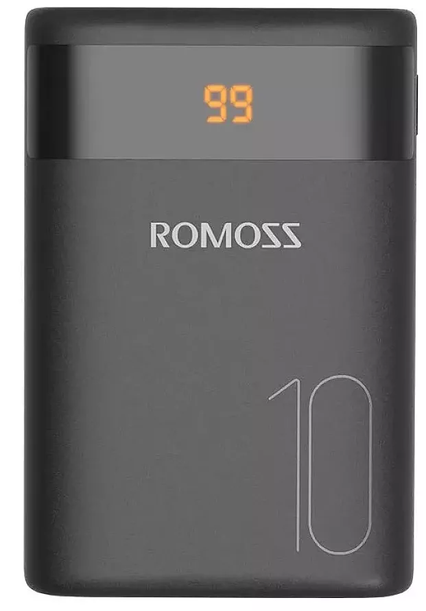 Повербанк Romoss Ares 10 10000mAh Black - фото 1