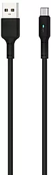 Кабель Gelius Pro I-Type Lamp GP-UC100 USB-A - Type-C 15w 3a 1м cable Black - фото Кабель Gelius Pro I-Type Lamp GP-UC100 USB-A - Type-C 15w 3a 1м cable Black