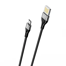 Кабель USB Borofone BU11 Tasteful 2.4A micro USB Cable Black - миниатюра 4