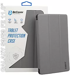 Чехол для планшета BeCover Smart Case для Samsung Galaxy Tab S9, S9 FE 11.0" Gray (710411) - фото Чехол для планшета BeCover Smart Case для Samsung Galaxy Tab S9, S9 FE 11.0" Gray (710411)