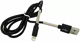 Кабель Walker C720 USB-A - Lightning 12w 2.4a 1м cable Black - фото Кабель Walker C720 USB-A - Lightning 12w 2.4a 1м cable Black
