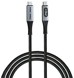 Кабель Verbatim USB Type-C - Type-C 240w 5a 1.2м PD cable Black (31849) - фото Кабель Verbatim USB Type-C - Type-C 240w 5a 1.2м PD cable Black (31849)