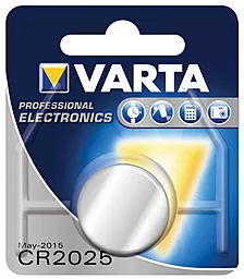 Батарейки Varta Prof. Specialty CR 2025 BL 1шт - фото Батарейки Varta Prof. Specialty CR 2025 BL 1шт