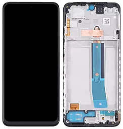 Дисплей Xiaomi Poco M4 Pro 4G с тачскрином и рамкой, оригинал, Black