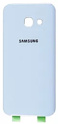 Задняя крышка корпуса Samsung Galaxy A3 2017 A320F Original Blue Mist - фото Задняя крышка корпуса Samsung Galaxy A3 2017 A320F Original Blue Mist
