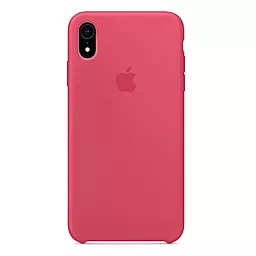 Чехол Apple Silicone Case 1:1 iPhone XR Hibiscus