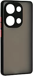 Чехол 1TOUCH Gingle Matte Case для Xiaomi Redmi Note 13 4G Black - фото Чехол 1TOUCH Gingle Matte Case для Xiaomi Redmi Note 13 4G Black