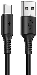Кабель Borofone BX47 USB-A - Type-C 15w 3a 1м cable Black - фото Кабель Borofone BX47 USB-A - Type-C 15w 3a 1м cable Black