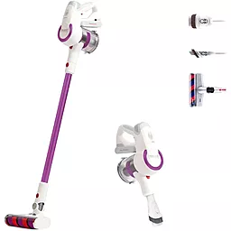 Пылесос 2в1 (вертикальный + ручной) JIMMY Wireless Vacuum Cleaner Fuchsia (JV53R) - фото Пылесос 2в1 (вертикальный + ручной) JIMMY Wireless Vacuum Cleaner Fuchsia (JV53R)