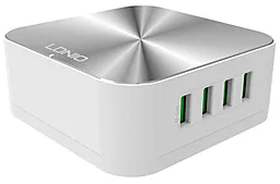 Мережевий зарядний пристрій з швидкою зарядкою LDNio A8101 Desktop Charger 8USB 10A White - мініатюра 2