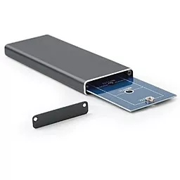 Кишеня для SSD Gembird M.2 (NGFF), USB3.0 (EE2280-U3C-01) - мініатюра 2