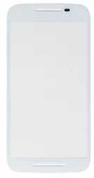 Корпусное стекло дисплея Motorola Moto G XT1540, XT1541, XT1544, XT1548, XT1550 (3rd Gen) White - фото Корпусное стекло дисплея Motorola Moto G XT1540, XT1541, XT1544, XT1548, XT1550 (3rd Gen) White