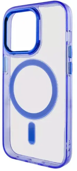 Чехол Epik Iris with MagSafe для Apple iPhone 13 Pro Blue - фото 3