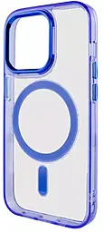 Чехол Epik Iris with MagSafe для Apple iPhone 13 Pro Blue - миниатюра 3 Чехол Epik Iris with MagSafe для Apple iPhone 13 Pro Blue - миниатюра 3