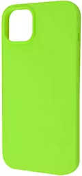 Чехол Wave Full Silicone Cover для Apple iPhone 14 Plus, iPhone 15 Plus Green