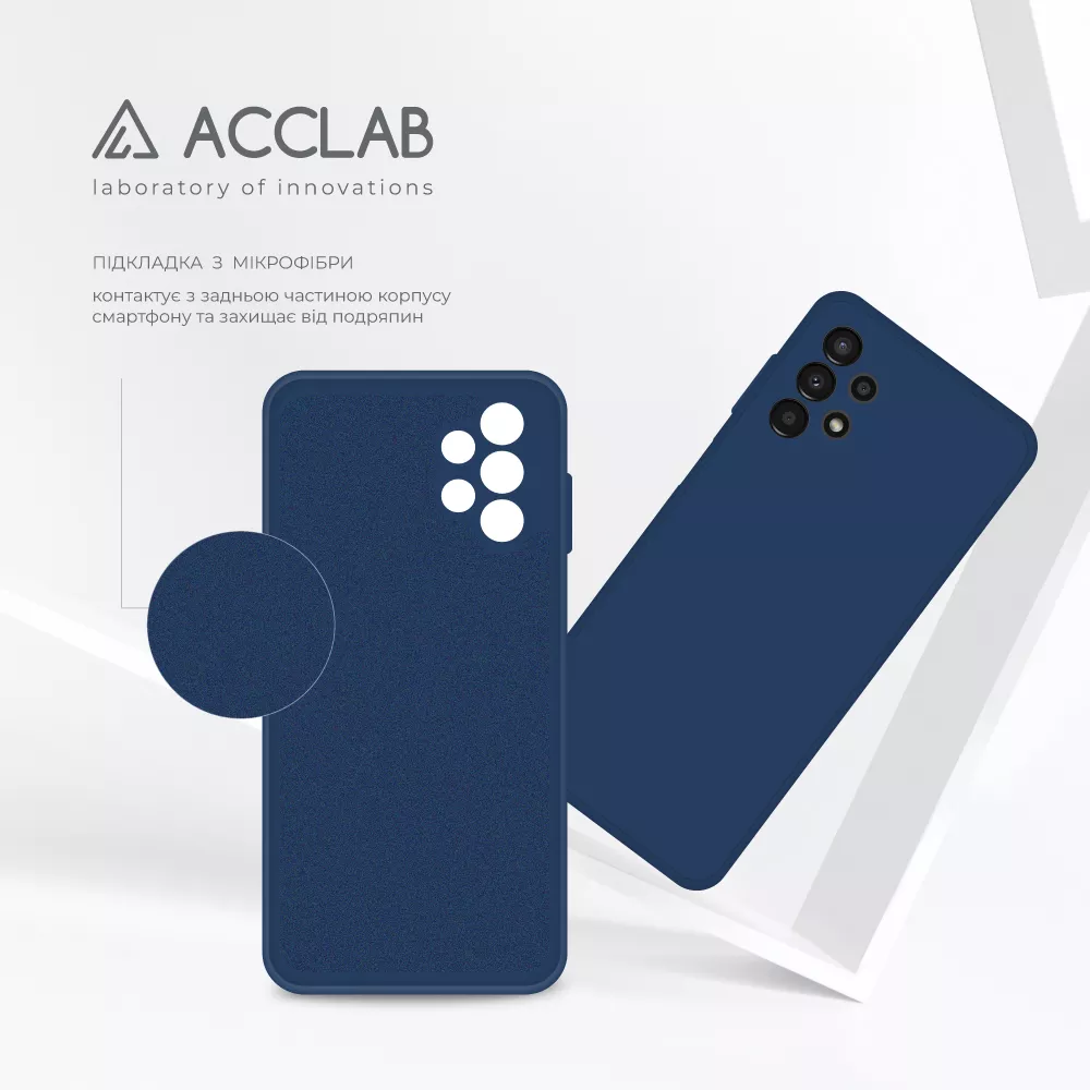 Чехол ACCLAB SoftShell для Samsung Galaxy A13 4G Blue - фото 5