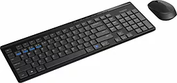Комплект (клавіатура+мишка) Rapoo Black (8100M) - мініатюра 3