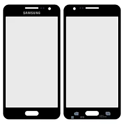 Корпусное стекло дисплея Samsung Galaxy A3 A300F, A300FU, A300H 2015 Black