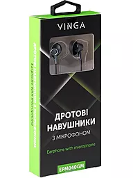 Навушники Vinga EPM040 GunMetal (EPM040GM) - мініатюра 4