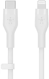 Кабель USB PD Belkin BoostCharge Flex 20W 2M USB Type-C - Lightning Cable White (CAA009bt2MWH)