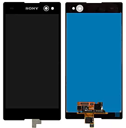 Дисплей Sony Xperia C3 (D2502, D2503, D2533) с тачскрином, оригинал, Black