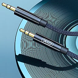 Аудио кабель XO NB-R211C AUX mini Jack 3.5mm M/M Cable 1 м black - миниатюра 3