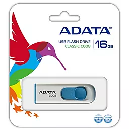 Флешка ADATA 16GB USB 2.0 C008 (AC008-16G-RWE) - миниатюра 5